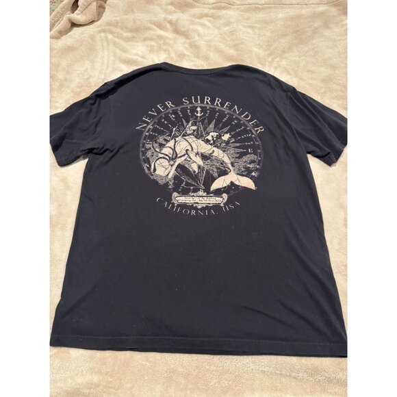 CALIFORNIA CUT APPAREL Moby Dick Tshirt size Large - Picture 1 of 10